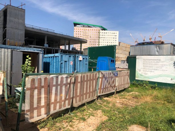 Строительство многофункционального комплекса WEST MALL.