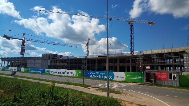 Строительство Многофункционального центра развлечений с аквапарком в Завидово.