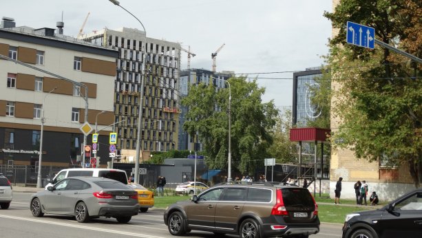 Продолжается строительство БЦ Ostankino business park.