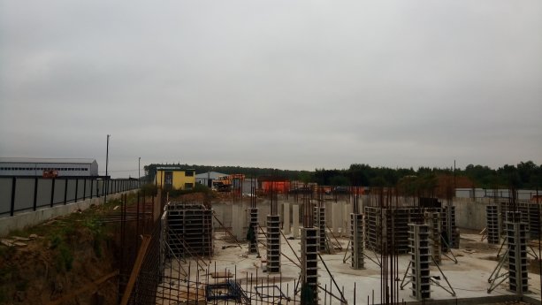 Новый строящийся завод по переработке рыбы в Ленинском городском округе.