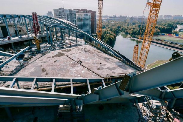 ENKA завершила монолитные работы на штаб-квартире Яндекс.