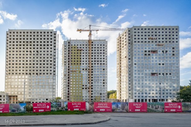 Масштабный строящийся жилой комплекс «Парксайд» от девелопера ЛСР.