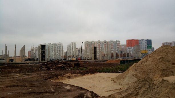 Строительство складского комплекса «Лихачёвский».