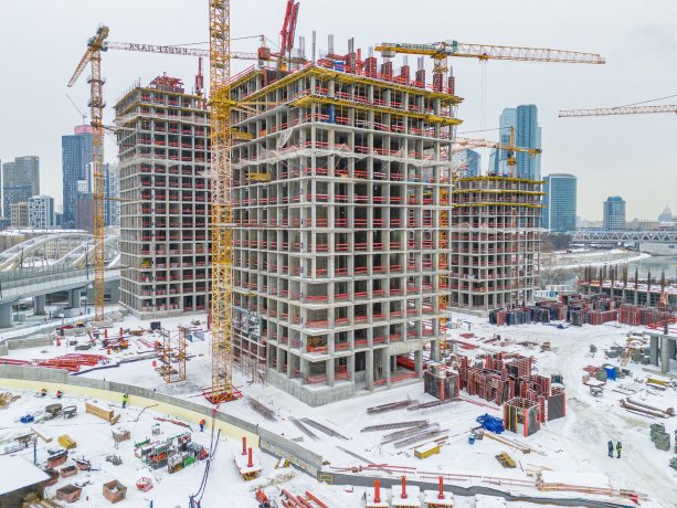 Cтроительство элитного жилого комплекса «River Park Towers Кутузовский».