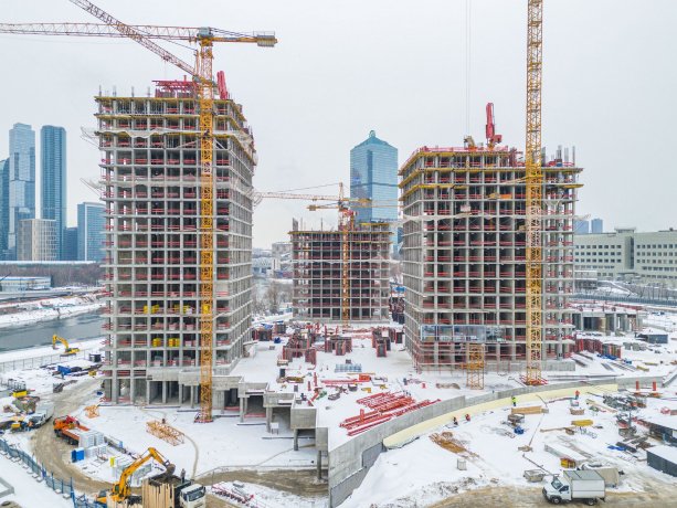 Cтроительство элитного жилого комплекса «River Park Towers Кутузовский».