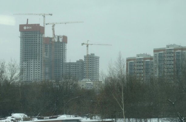 Строящийся Жилой комплекс Sky Garden в районе Покровское-Стрешнево.