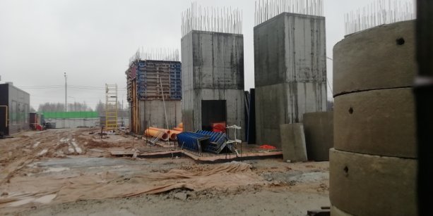 Строительство торгового центра  в городском округе Красногорск.