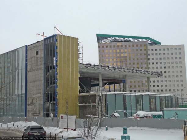 Строительство многофункционального комплекса WEST MALL.