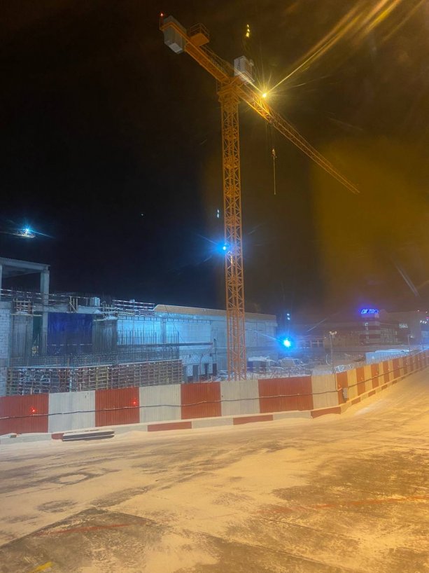 Строительство нового пассажирского терминала в аэропорту Рощино.