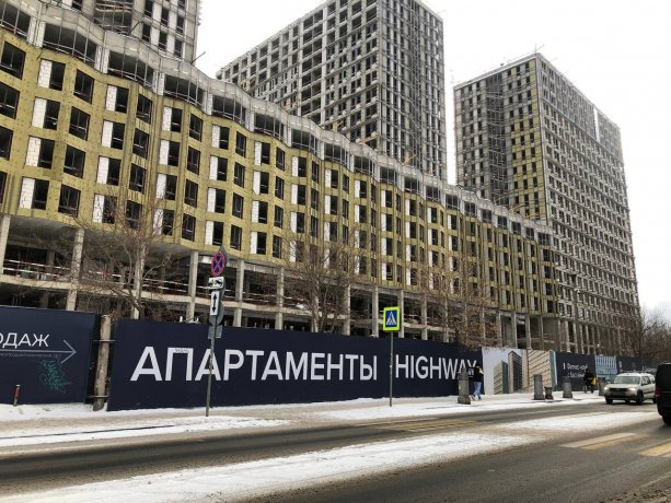 Новый строящийся крупный Апарт-комплекса High Way от Гранель.