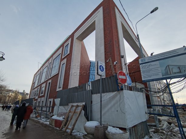 Новый строящийся корпус Третьяковской галереи.