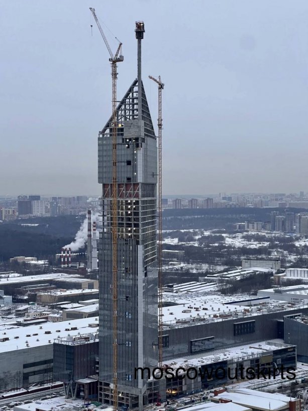 Строящийся Космический центр Хруничева.