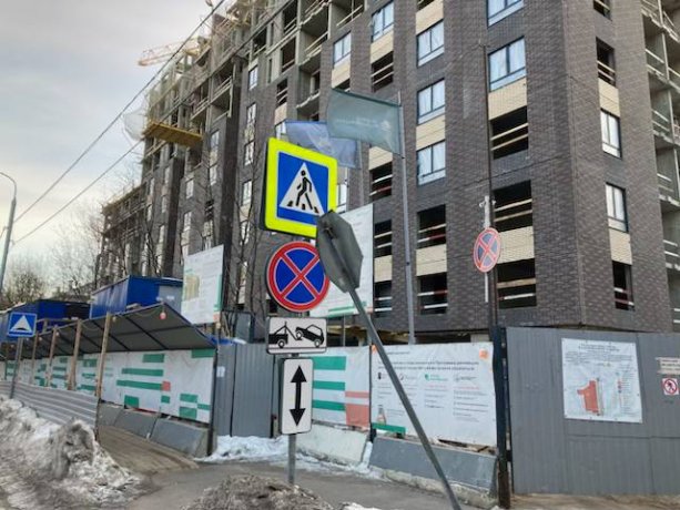 Строящийся ЖК Реновации ул. Никитинская 5.