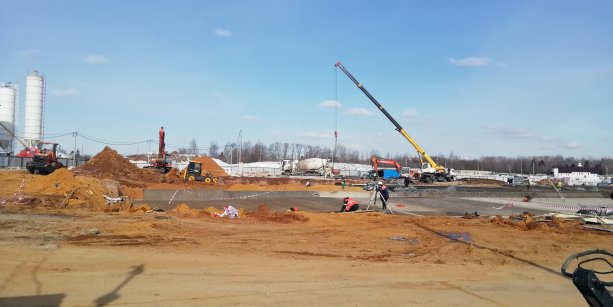 Строительство центра инноваций и импортозамещения в Новой Москве.