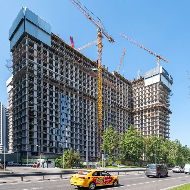 Строящийся ​Nametkin Tower от девелопера ГК Основа.