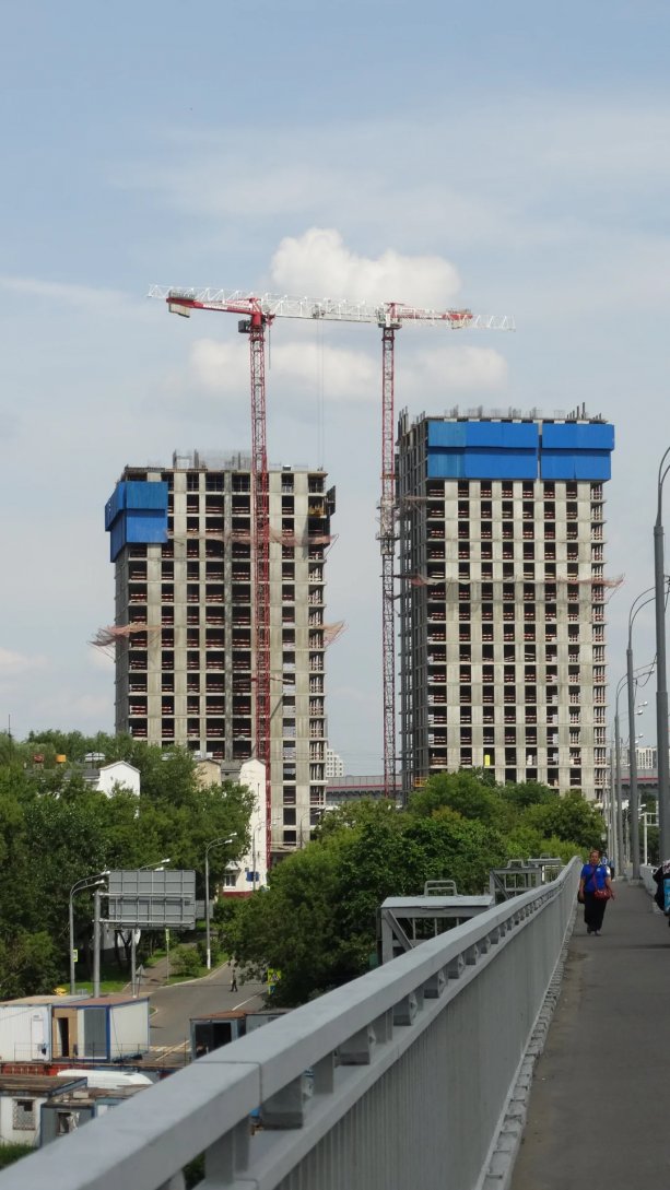 Строительство МФК Космополит в составе ТПУ Шепелиха.