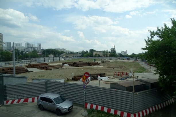 Строительство Офисно-торгового центра ТПУ Нагатинская.