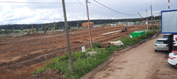 Строящийся завод по производству газобетонных блоков Зеленоград
