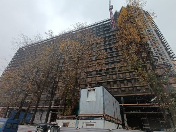 Строящийся Жилой Квартал Stories на Мосфильмовской