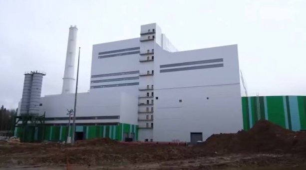 Строительство крупного мусоросжигательного завода в Московской области.