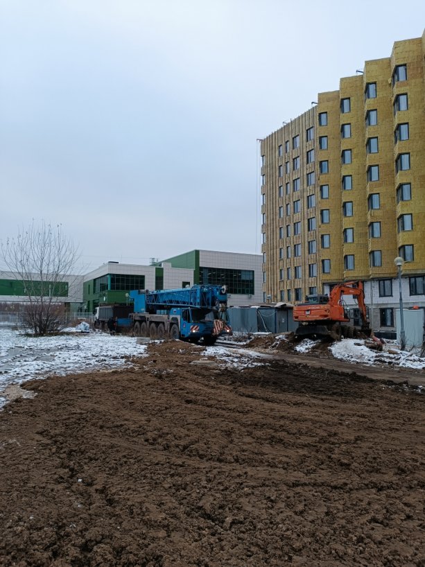 Строящийся МФК Citimix в Новокосино.