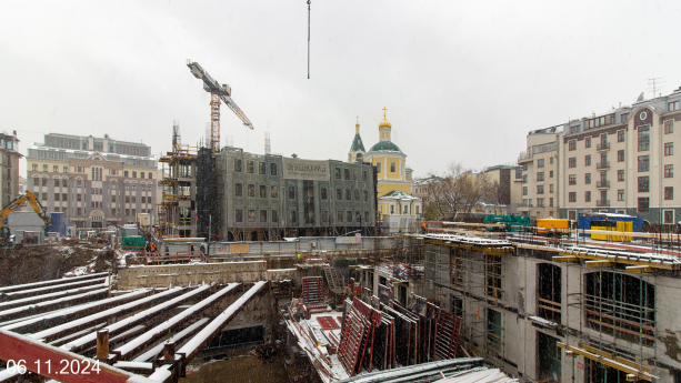 Строящийся клубный дом LE DOME элитного класса.