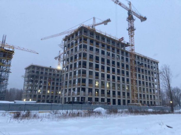 Строящаяся  хоккейная академия Александра Овечкина.