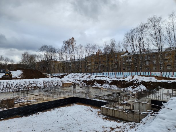 Строительство крупнейшей поликлиники в Королеве.