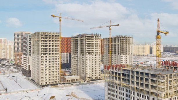 Строящийся квартал «Первый Московский»  3 этап.
