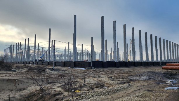 Строительство складского комплекса в Старой Купавне.