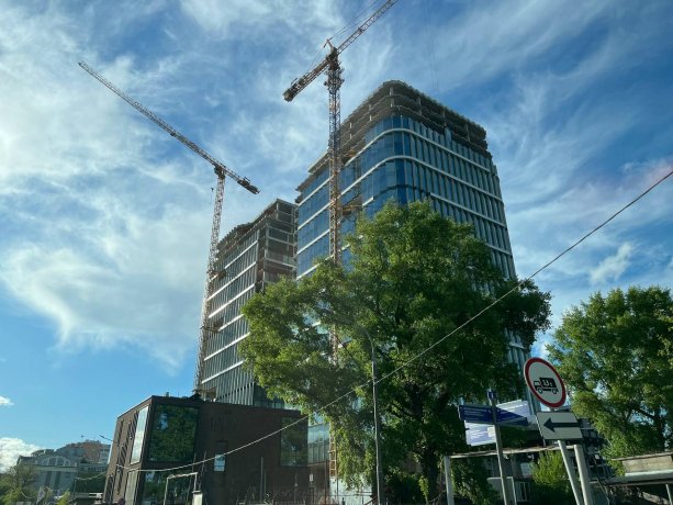 Строительство Бизнес-центра Dubinin’ Sky.