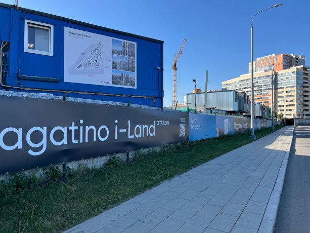 Продолжается строительство Жилого острова Nagatino i-Land».