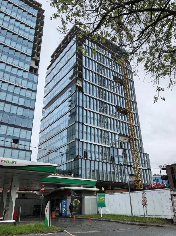 Строительство Бизнес-центра Dubinin’ Sky.