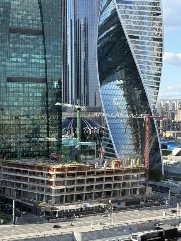 Строительство Sezar Tower участок 20, участок 4 Москва-Сити.