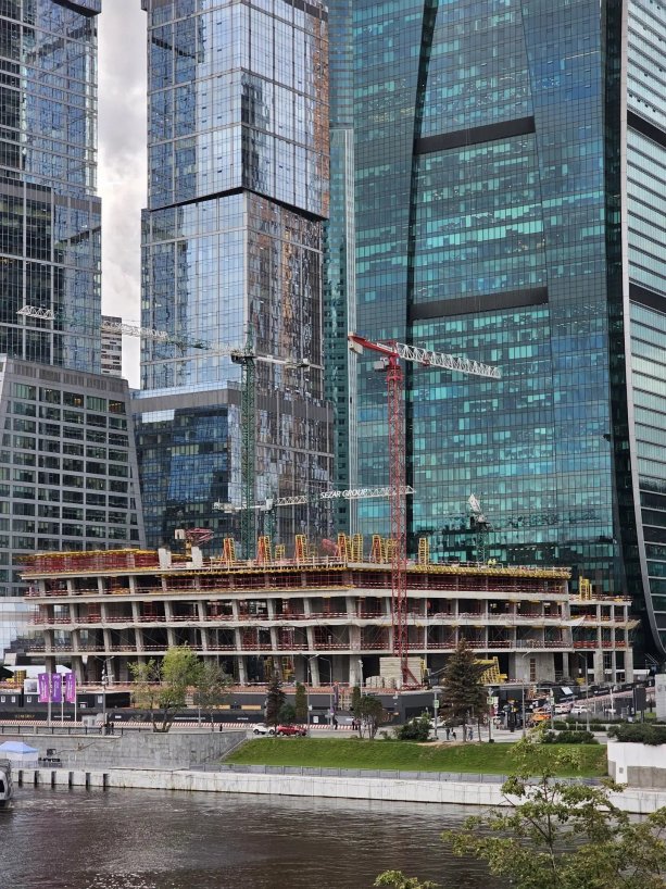 Строительство Sezar Tower участок 20, участок 4 Москва-Сити.