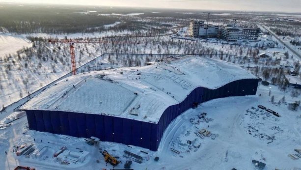 Строительство культурного центра Арт-центр «Газ» в Новом Уренгое.