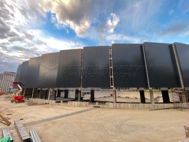 Строительство стадиона Торпедо Москва.