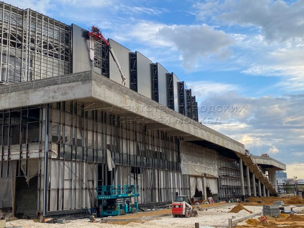 Строительство стадиона Торпедо Москва.