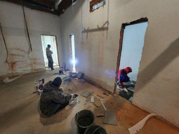 Строящаяся Детская поликлиника на 500 посещений в Чехове.