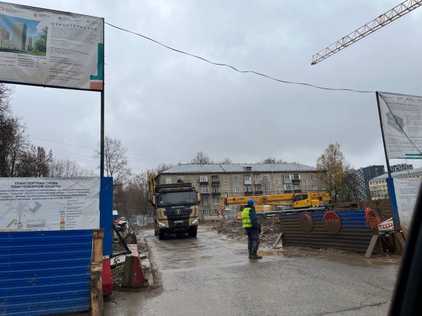 Строительство ЖК ​по реновации Волоколамское шоссе 106
