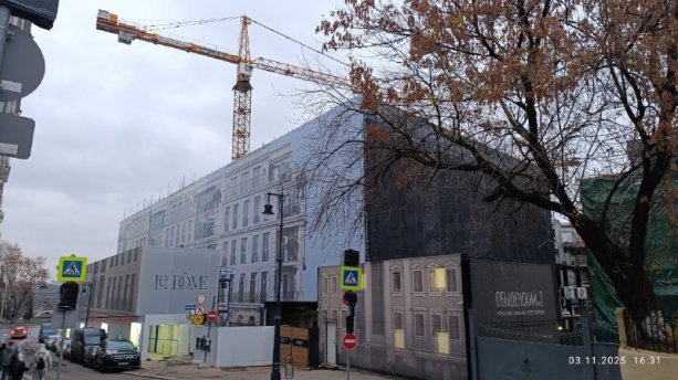 Строящийся клубный дом LE DOME элитного класса.