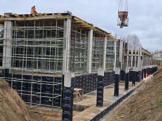 Реконструкция стадиона «Спартак» Можайск.