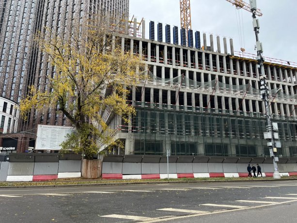 Новый строящийся Бизнес-Центр улица Ходынская вл. 2/9.