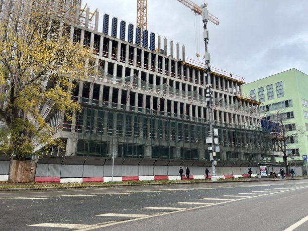 Новый строящийся Бизнес-Центр улица Ходынская вл. 2/9.