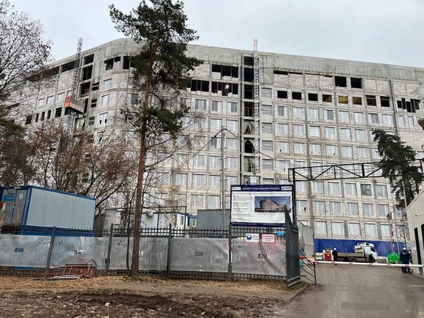 Строительство медицинского комплекса клинической больницы №52 Москва Пехотная вл.3