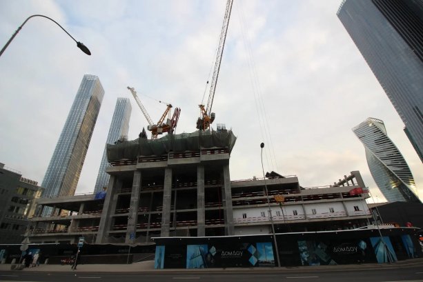 Дом Дау Москва-Сити - самый высокий строящийся жилой многофункциональный проект.