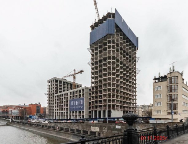 Строящийся новый жилой комплекс элит-класса Монблан.