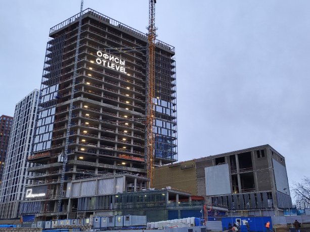 Строящийся ​Бизнес-Центр Level work Воронцовская класса A.