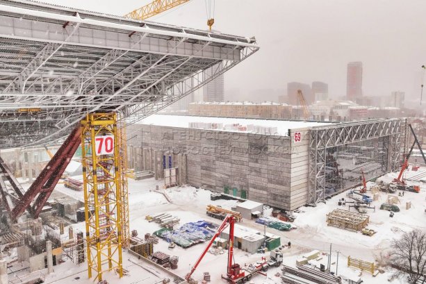 Строящийся гигант Конгрессно-выставочный комплекс «ВДНХ Экспо».