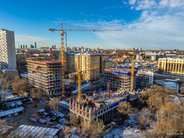 Новый строящийся квартал «Мира» от девелопера MR Group.